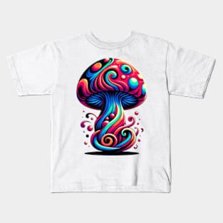 psychadelic mushroom Kids T-Shirt